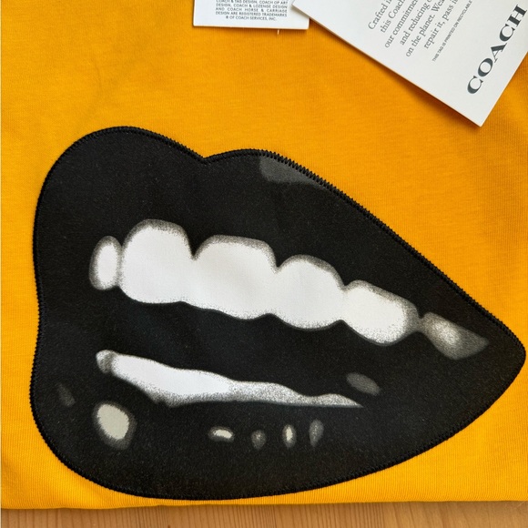 💋Coach X Tom Wesselmann T Shirt In Organic Cotton - Picture 9 of 10